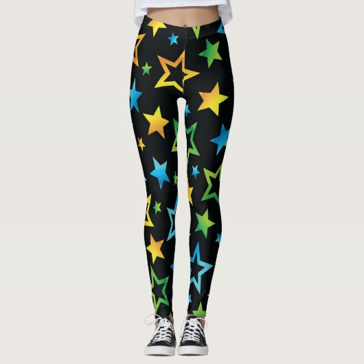 Stars patroon leggings (Voorkant)