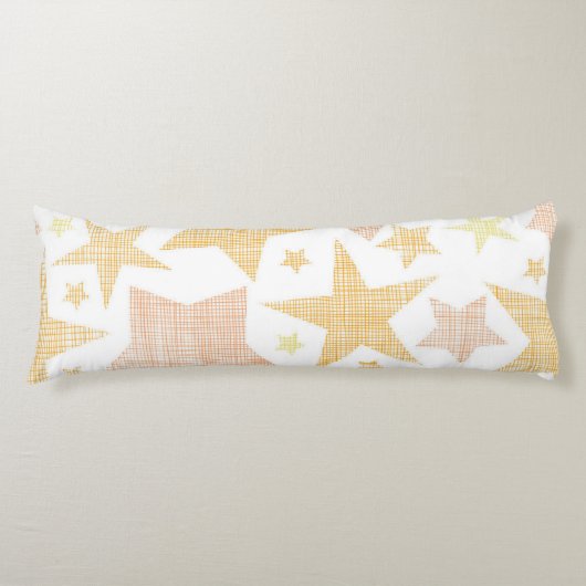 Stars patroon lichaamskussen (Voorkant)