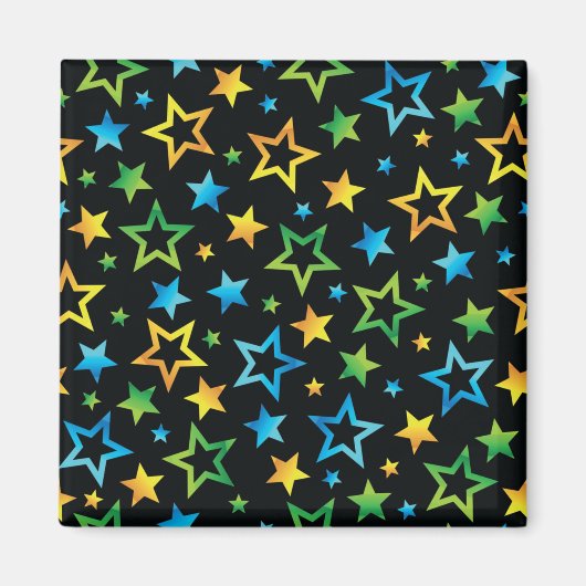 Stars patroon magneet (Voorkant)