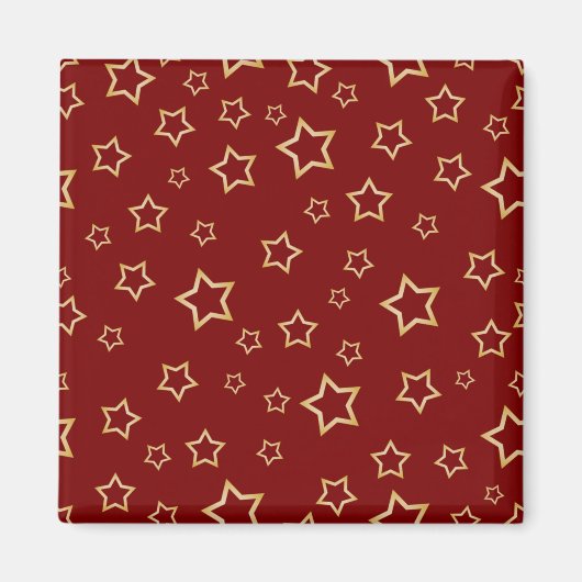 Stars patroon magneet (Voorkant)