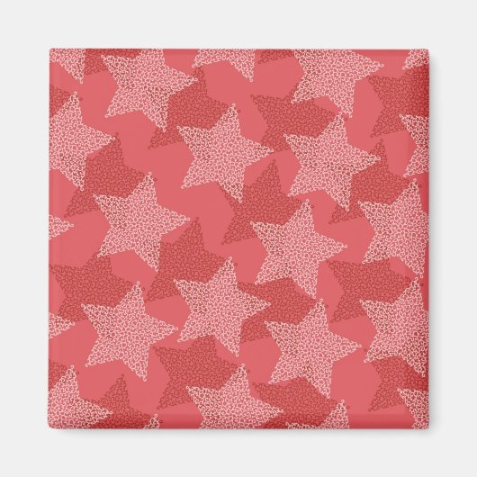 Stars patroon magneet (Voorkant)