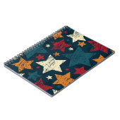 Stars patroon notitieboek (Linkerzijde)