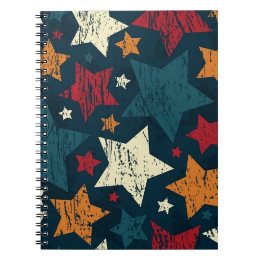 Stars patroon notitieboek (Voorkant)