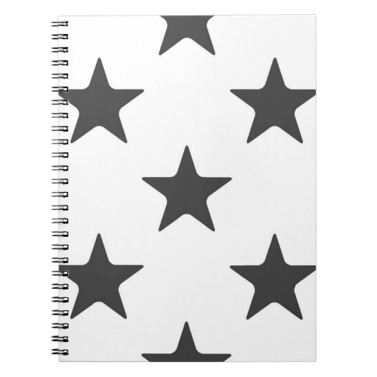 Stars patroon notitieboek (Voorkant)