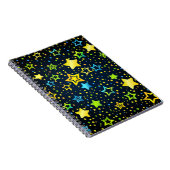 Stars patroon notitieboek (Rechterzijde)