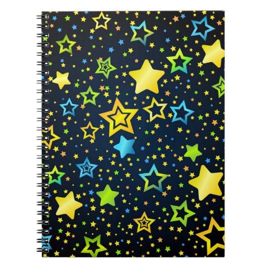 Stars patroon notitieboek (Voorkant)