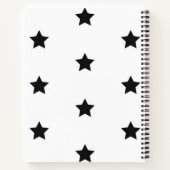 Stars patroon notitieboek (Achterkant)