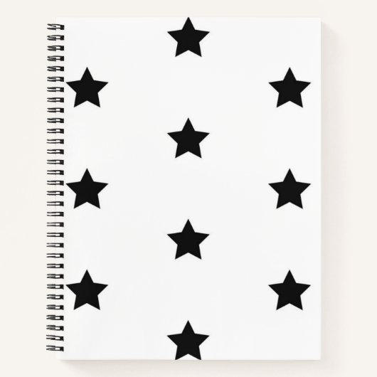 Stars patroon notitieboek (Voorkant)