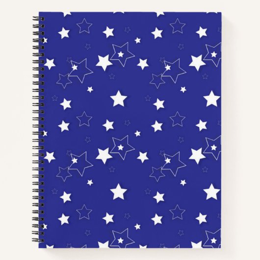 Stars patroon notitieboek (Voorkant)