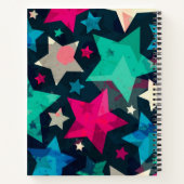 Stars patroon notitieboek (Achterkant)