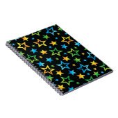 Stars patroon notitieboek (Rechterzijde)