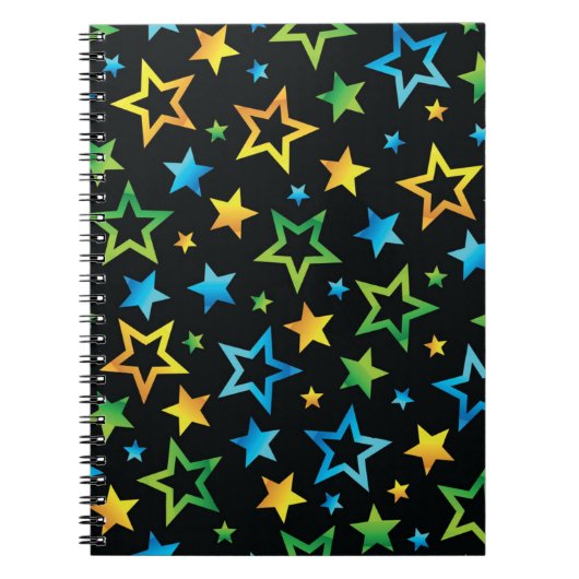 Stars patroon notitieboek (Voorkant)