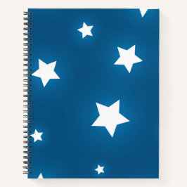 Stars patroon notitieboek