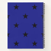 Stars patroon notitieboek (Achterkant)