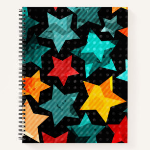 Stars patroon notitieboek