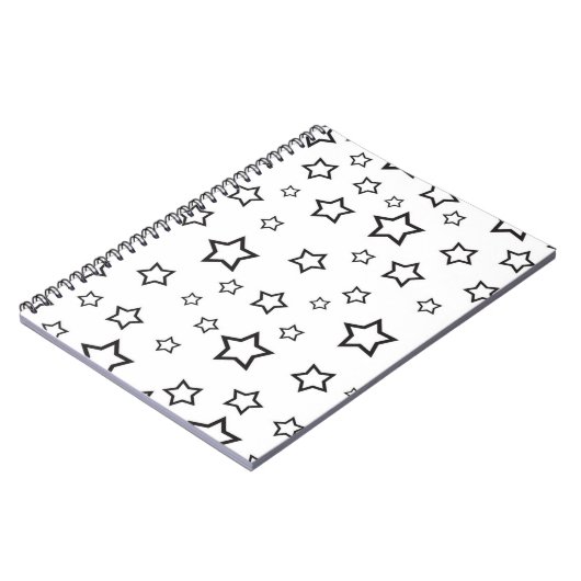 Stars patroon notitieboek (Linkerzijde)