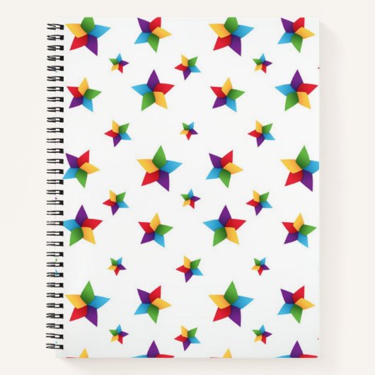 Stars patroon notitieboek (Voorkant)