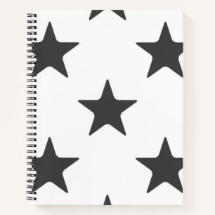 Stars patroon notitieboek