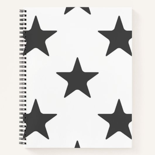 Stars patroon notitieboek (Voorkant)