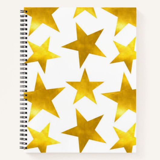 Stars patroon notitieboek (Voorkant)