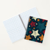Stars patroon notitieboek (Binnen)