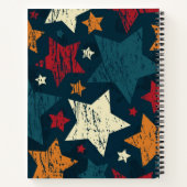 Stars patroon notitieboek (Achterkant)