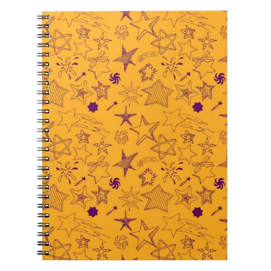 Stars patroon notitieboek (Voorkant)