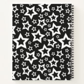 Stars patroon notitieboek (Achterkant)