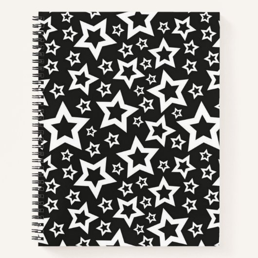 Stars patroon notitieboek (Voorkant)