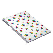 Stars patroon notitieboek (Rechterzijde)