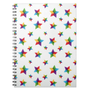 Stars patroon notitieboek