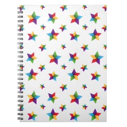 Stars patroon notitieboek (Voorkant)