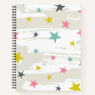 Stars patroon notitieboek