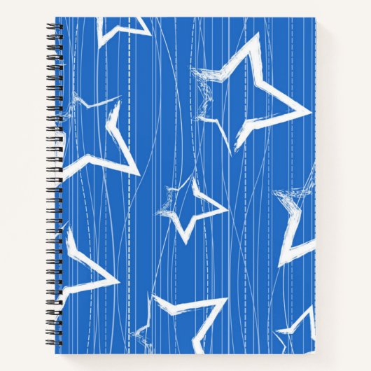 Stars patroon notitieboek (Voorkant)