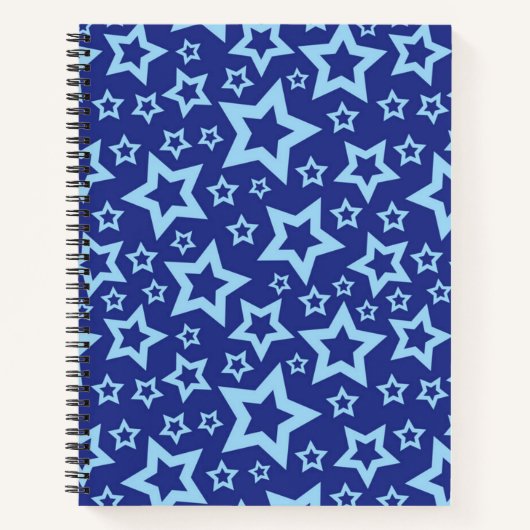 Stars patroon notitieboek (Voorkant)
