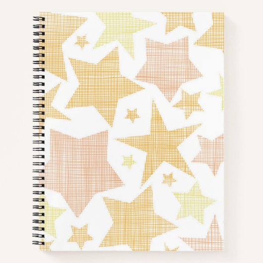 Stars patroon notitieboek (Voorkant)