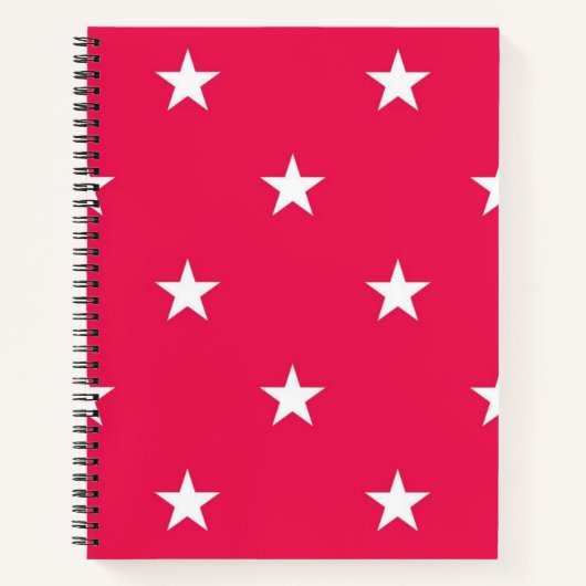 Stars patroon notitieboek (Voorkant)