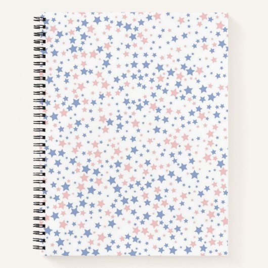 Stars patroon notitieboek (Voorkant)