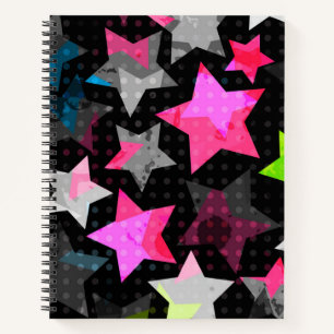 Stars patroon notitieboek