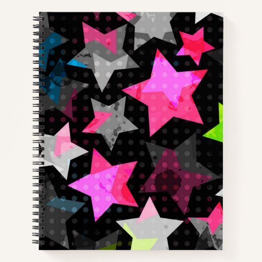 Stars patroon notitieboek (Voorkant)