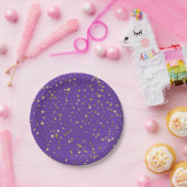 Stars patroon papieren bordje (Feest)