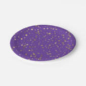 Stars patroon papieren bordje (Gekanteld)