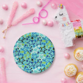 Stars patroon papieren bordje (Feest)