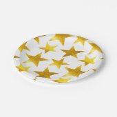 Stars patroon papieren bordje (Gekanteld)