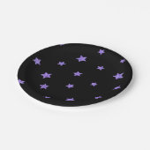Stars patroon papieren bordje (Gekanteld)