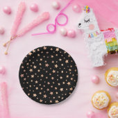 Stars patroon papieren bordje (Feest)