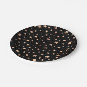 Stars patroon papieren bordje (Gekanteld)