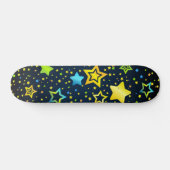 Stars patroon persoonlijk skateboard (Horizontaal)