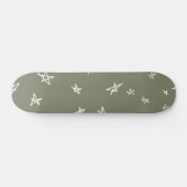 Stars patroon persoonlijk skateboard (Horizontaal)
