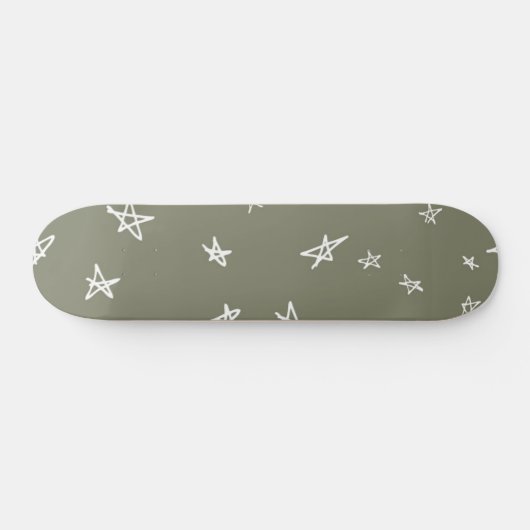 Stars patroon persoonlijk skateboard (Horizontaal)